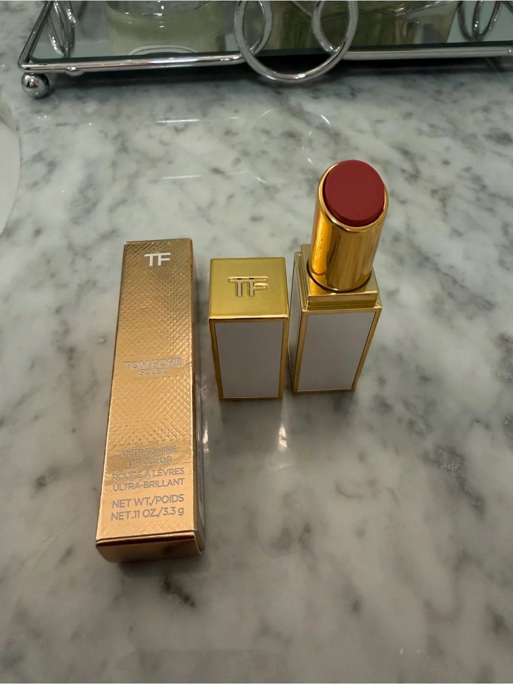 NIB- Tom Ford Soleil Ultra Shine Lipstick — Nubile (03)